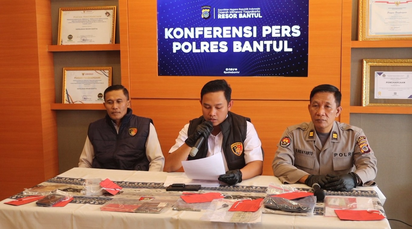 OPERASI CURANMOR PROGO 2026, POLRES BANTUL AMANKAN 11 TERSANGKA