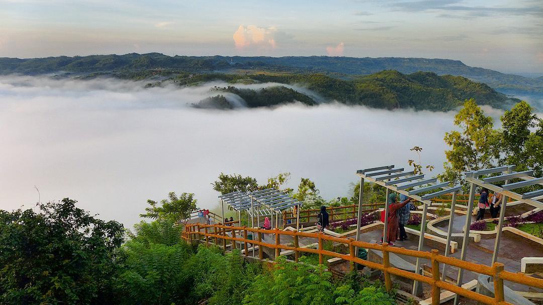 MENIKMATI PESONA NEGERI DI ATAS AWAN DI KEBUN BUAH MANGUNAN