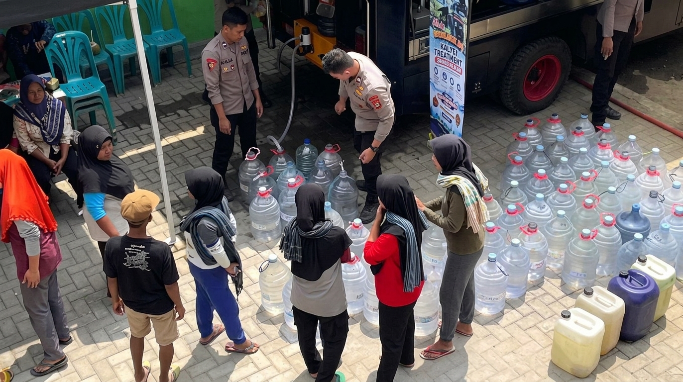 KEMARAU PANJANG, WARGA GIRIMULYO KESULITAN AIR BERSIH