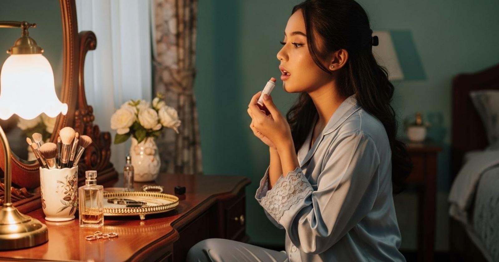 PAKAI LIP BALM SEBELUM TIDUR, CARA SEDERHANA MENJAGA BIBIR TETAP LEMBAP