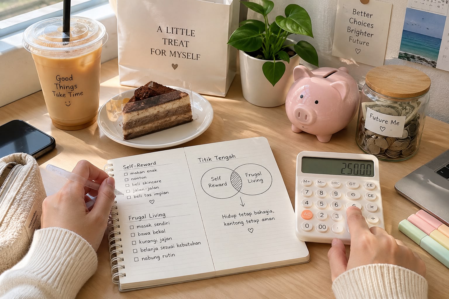 ANTARA SELF-REWARD DAN FRUGAL LIVING: MENEMUKAN TITIK TENGAH AGAR KANTONG TETAP AMAN TANPA BIKIN STRES