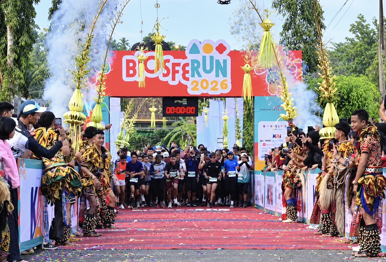 LEBIH DARI SERIBU PESERTA IKUTI BIOSFERUN 2026, MENOREH PERKUAT SPORT TOURISM