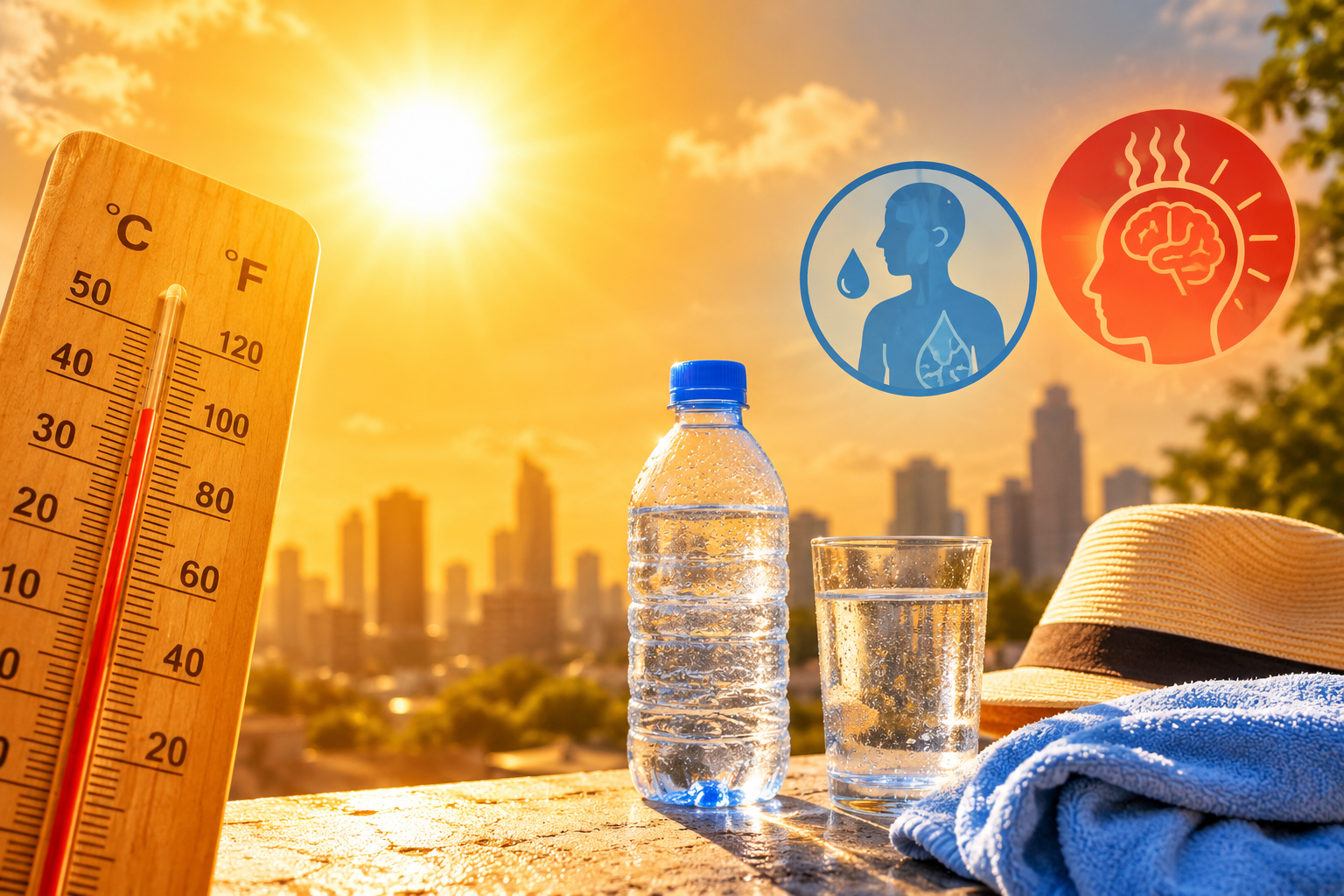 CUACA PANAS EKSTREM MENGINTAI, WASPADAI DEHIDRASI HINGGA HEATSTROKE