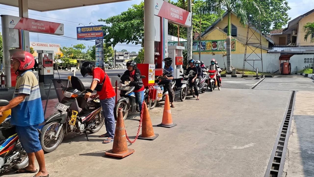 PENJUALAN PERTALITE DI KULON PROGO MENINGKAT HINGGA DUA TON PER HARI
