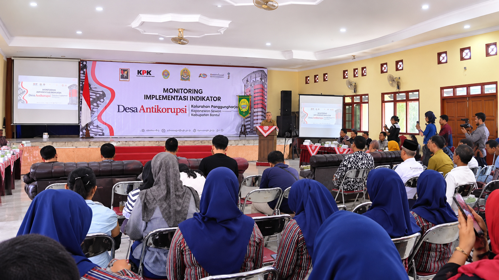 MONITORING DESA ANTIKORUPSI, PANGGUNGHARJO PERKUAT TATA KELOLA PEMERINTAHAN