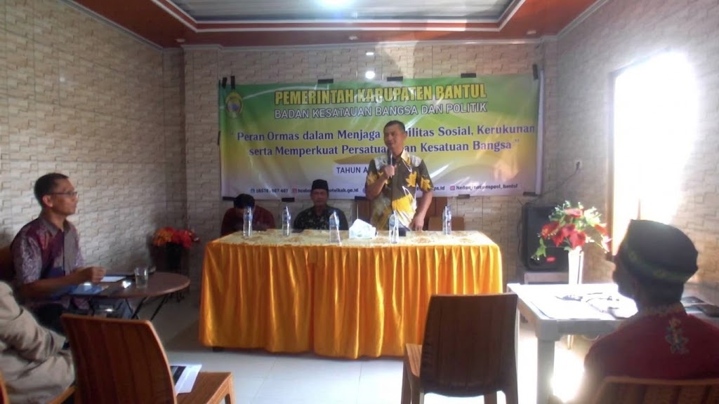 PERKUAT PERSATUAN, KESBANGPOL BANTUL GANDENG ORMAS JAGA KONDUSIVITAS DAERAH