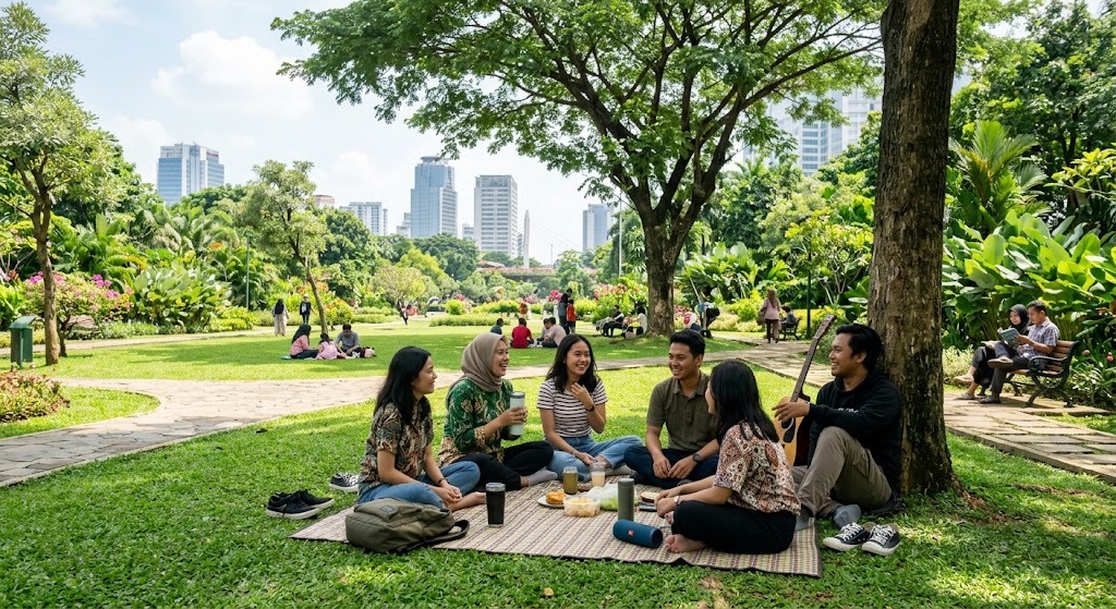 DILEMA NONGKRONG ANAK MUDA ANTARA KENYAMANAN MAL BER-AC DAN KEBEBASAN RUANG TERBUKA HIJAU