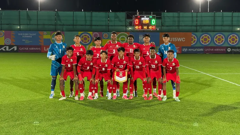 TIMNAS INDONESIA U-15 TAKLUK 1-5 DARI PRANCIS DI PIALA DUNIA U-15 2026
